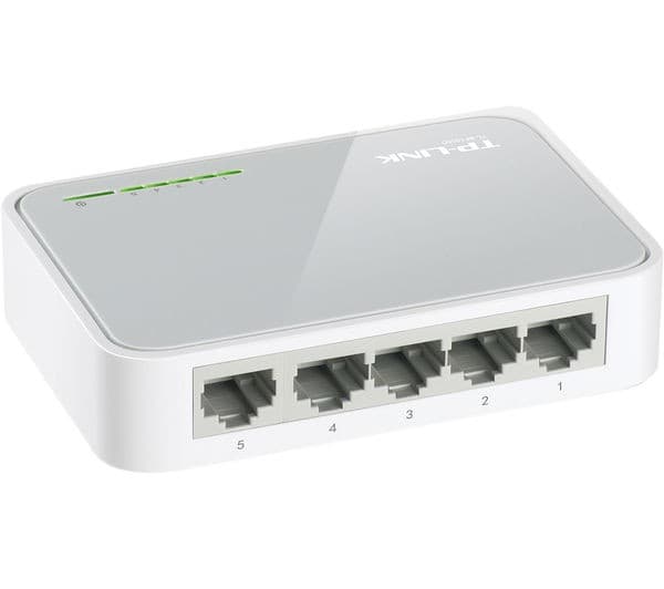 TP-Link TL-SF1005D 5-Port 10/100Mbps Fast Ethernet Unmanaged Desktop Network Switch - Image 2