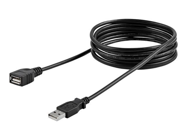StarTech USB 2.0 Extension Cable 1.8m Black - Image 2
