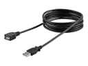 StarTech USB 2.0 Extension Cable 1.8m Black thumbnail 2