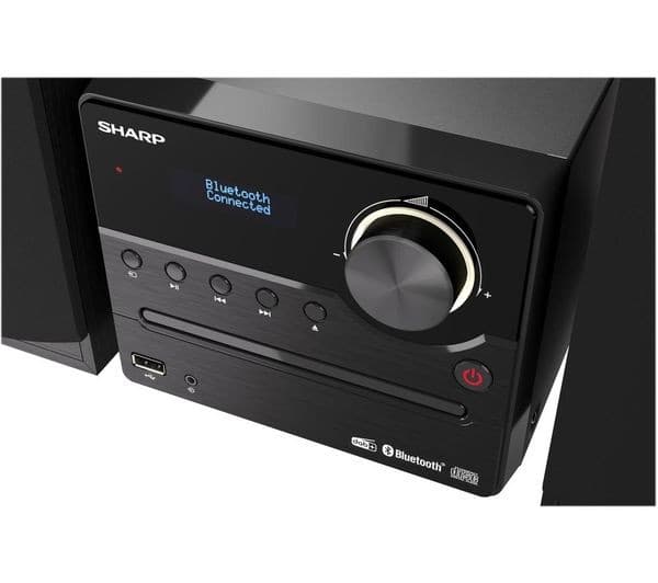 Sharp XL-B517DBK DAB+ Hi-Fi Micro System, Black - Image 4