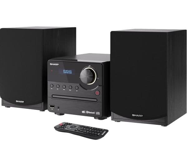 Sharp XL-B517DBK DAB+ Hi-Fi Micro System, Black - Image 8
