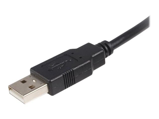 StarTech USB2HAB3M 3m USB 2.0 A to B Printer Cable M/M Black - Image 2