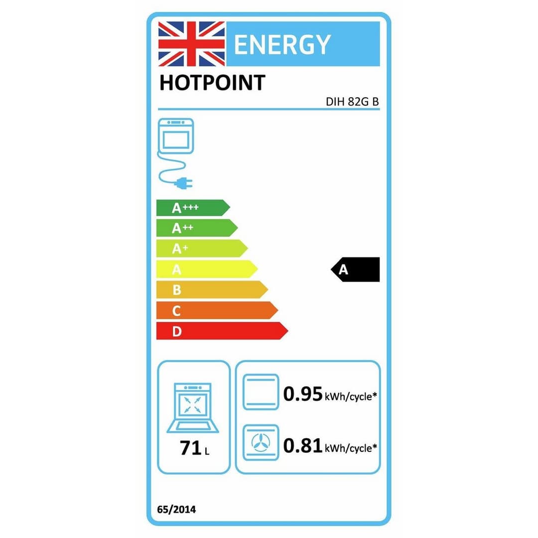 Hotpoint DIH82GB Built In Double Electric Oven - Black - Image 9