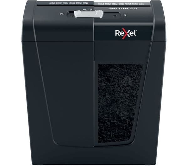 REXEL Secure S5 2020121 Strip Cut Paper Shredder - Image 1