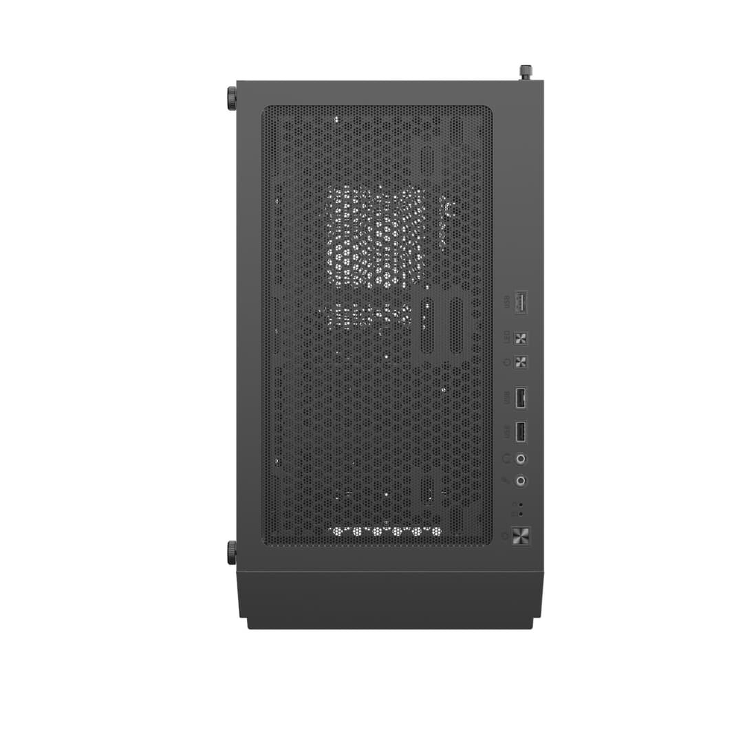 1st Player X4-M Tempered Glass Micro ATX Gaming Case - Black - Image 5