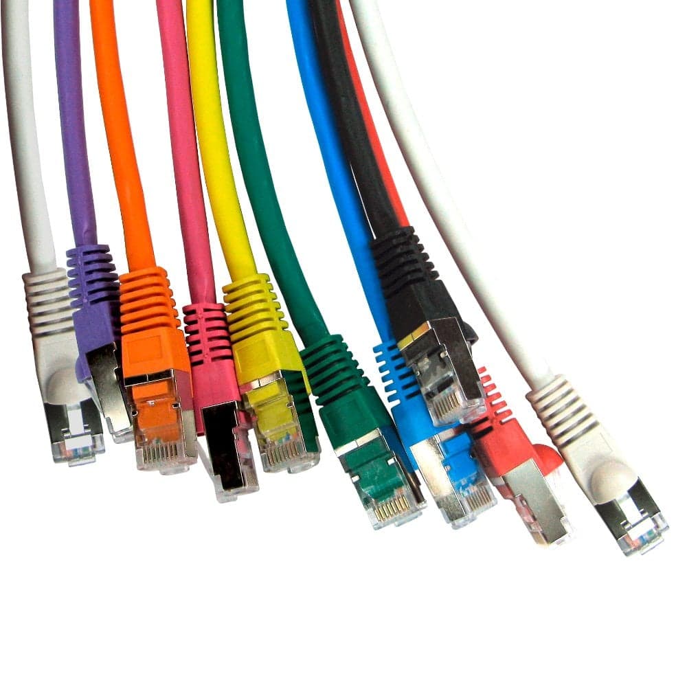 Cables Direct CAT6A S/FTP LSZH Patch Cable 10m - Pink