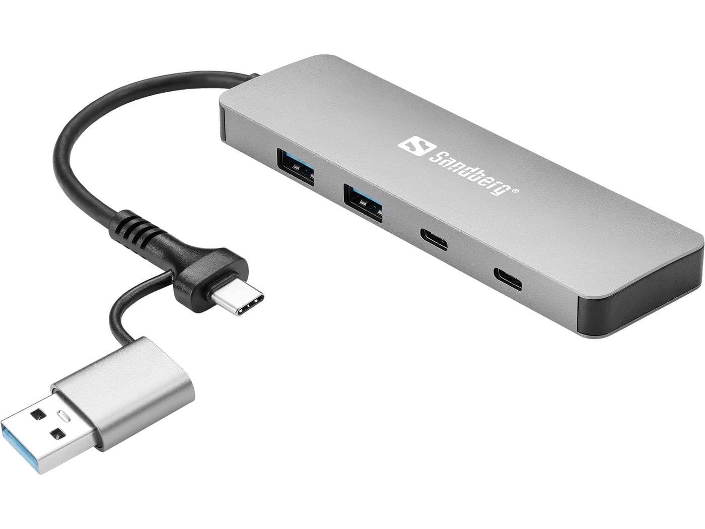 Sandberg USB-C/A to 2xUSB-A + 2xUSB-C Hub (136-64)