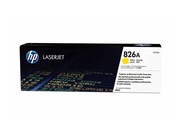 HP 826A Original LaserJet Toner Cartridge - Yellow - Image 2