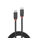 Lindy 1.5m USB 3.2 Type C to C Cable, 20Gbps, Black Line thumbnail 2