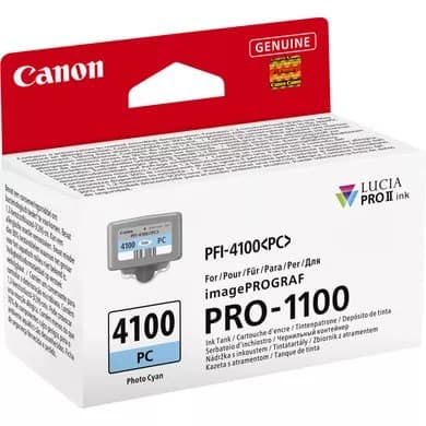 Canon PFI-4100 LUCIA PRO II Ink Cartridge 80ml - Photo Cyan - Image 3