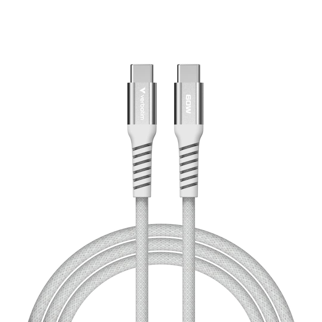 Verbatim Sync & Charge Magnetic Cable - 60W USB-C to USB-C 120 cm Grey - Image 3
