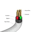 Verbatim Sync & Charge Magnetic Cable - 60W USB-C to USB-C 120 cm Grey thumbnail 4