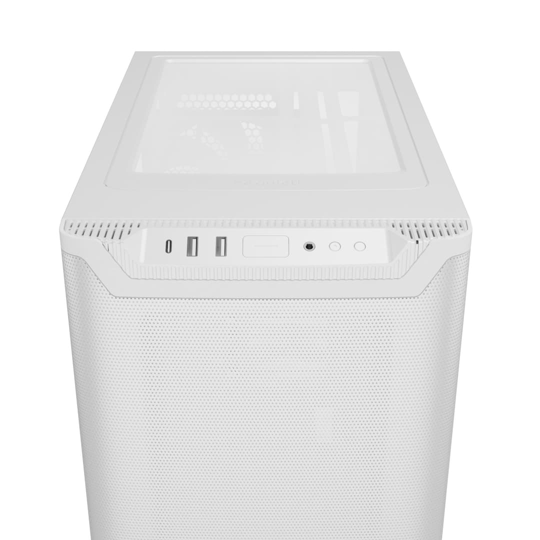 be quiet! Pure Base 501 Airflow Mid Tower Gaming PC Case - White - Image 2