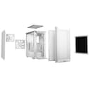 be quiet! Pure Base 501 Airflow Mid Tower Gaming PC Case - White thumbnail 5