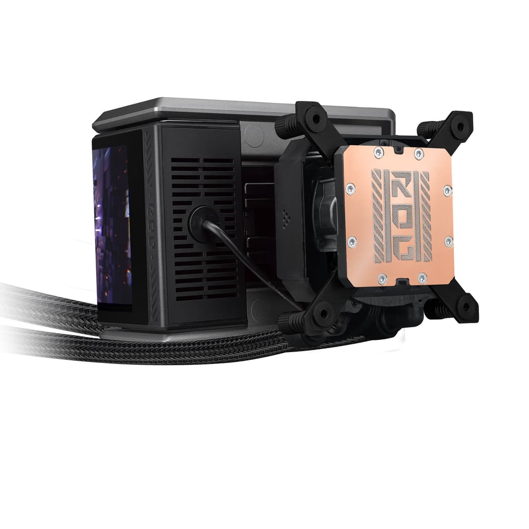 ASUS ROG Ryuo IV 360 ARGB Intel/AMD AIO Liquid CPU Cooler - Black - Image 2