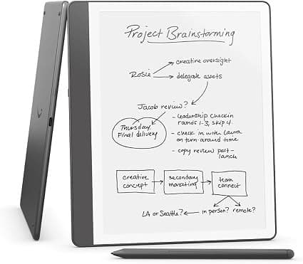 Amazon Kindle Scribe 64GB, 2024 Edition Premium Pen Included - Tungsten Grey