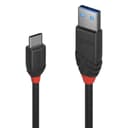 Lindy 1.5m USB 3.2 Type A to C Cable, 10Gbps, Black Line thumbnail 1