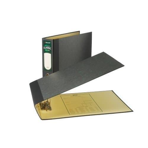 Rexel Classic A3 Rectangle Lever Arch File Black/Green (2) - Image 1
