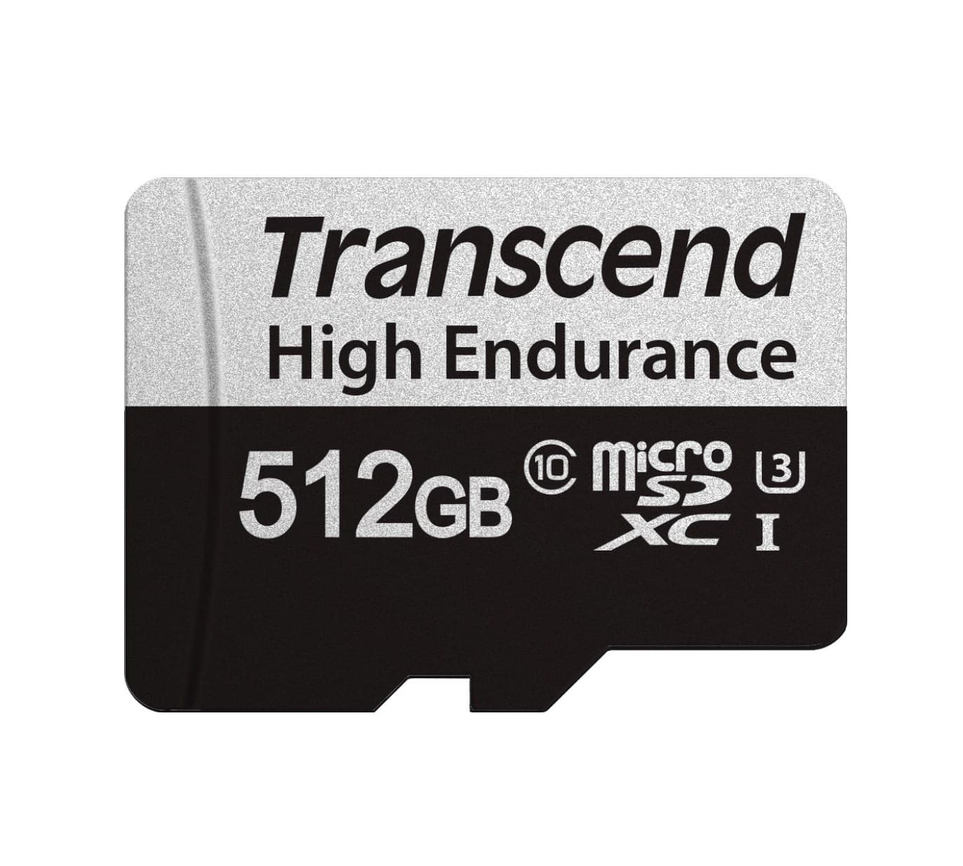 Transcend High Endurance 350V microSDXC UHS-I U3 Class 10 Memory Card with SD Adapter 512GB