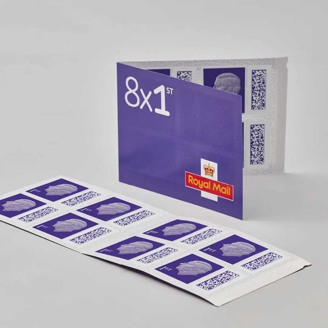 Royal Mail 1st Class 4 Pack QR Postage Stamps - Image 2