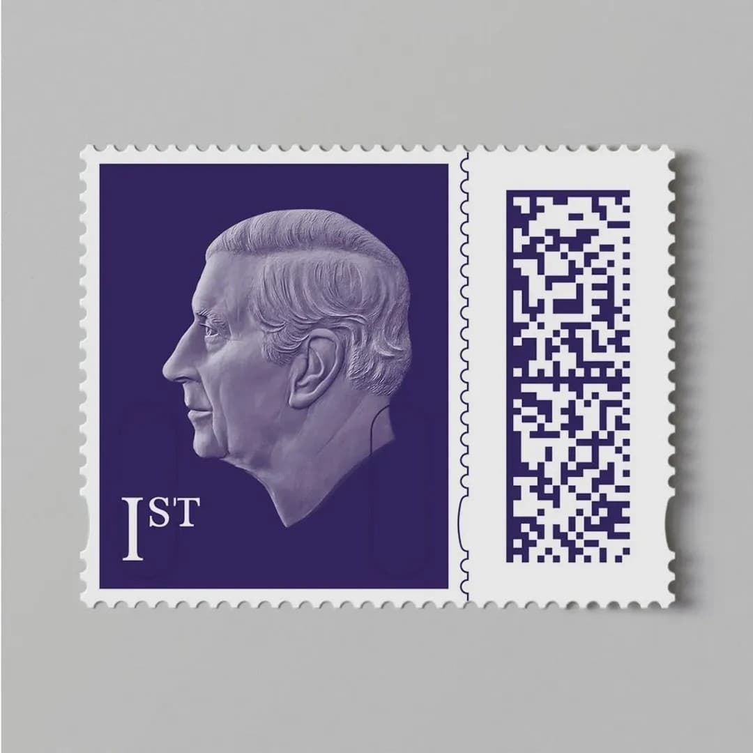 Royal Mail 1st Class 4 Pack QR Postage Stamps - Image 3