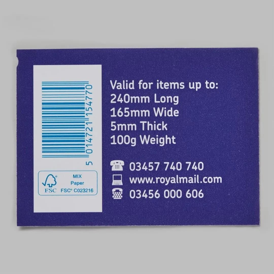 Royal Mail 1st Class 4 Pack QR Postage Stamps - Image 5