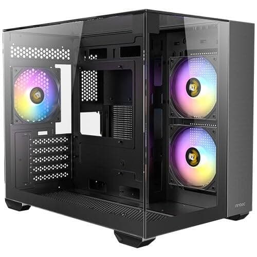 Antec CX600M Trio ARGB micro-ATX Mini Tower Tempered Glass Black PC Gaming Case - Image 5