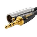 KONDOR BLUE BMPCC6K Mini XLR to 3.5mm Mini Jack (1/8 inch) TRS Stereo Mic 12 inch Cable for Lapel Lavalier Microphones Pocket Cinema 4K 6K Video Mic Pro Plus Sound Wireless Audio Receivers (B07L69HFNB) thumbnail 1
