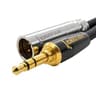 KONDOR BLUE BMPCC6K Mini XLR to 3.5mm Mini Jack (1/8 inch) TRS Stereo Mic 12 inch Cable for Lapel Lavalier Microphones Pocket Cinema 4K 6K Video Mic Pro Plus Sound Wireless Audio Receivers (B07L69HFNB)