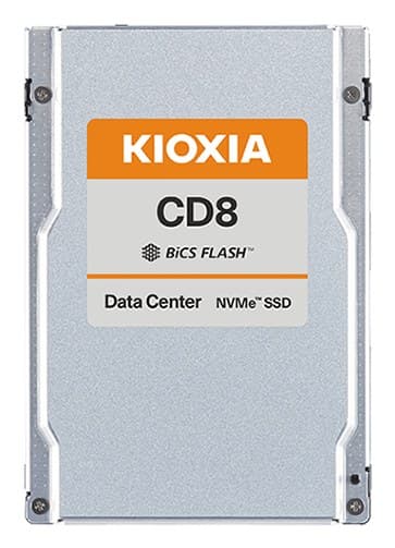Kioxia CD8-R 15 TB 2.5" PCI Express 4.0 NVMe BiCS FLASH TLC - Image 1