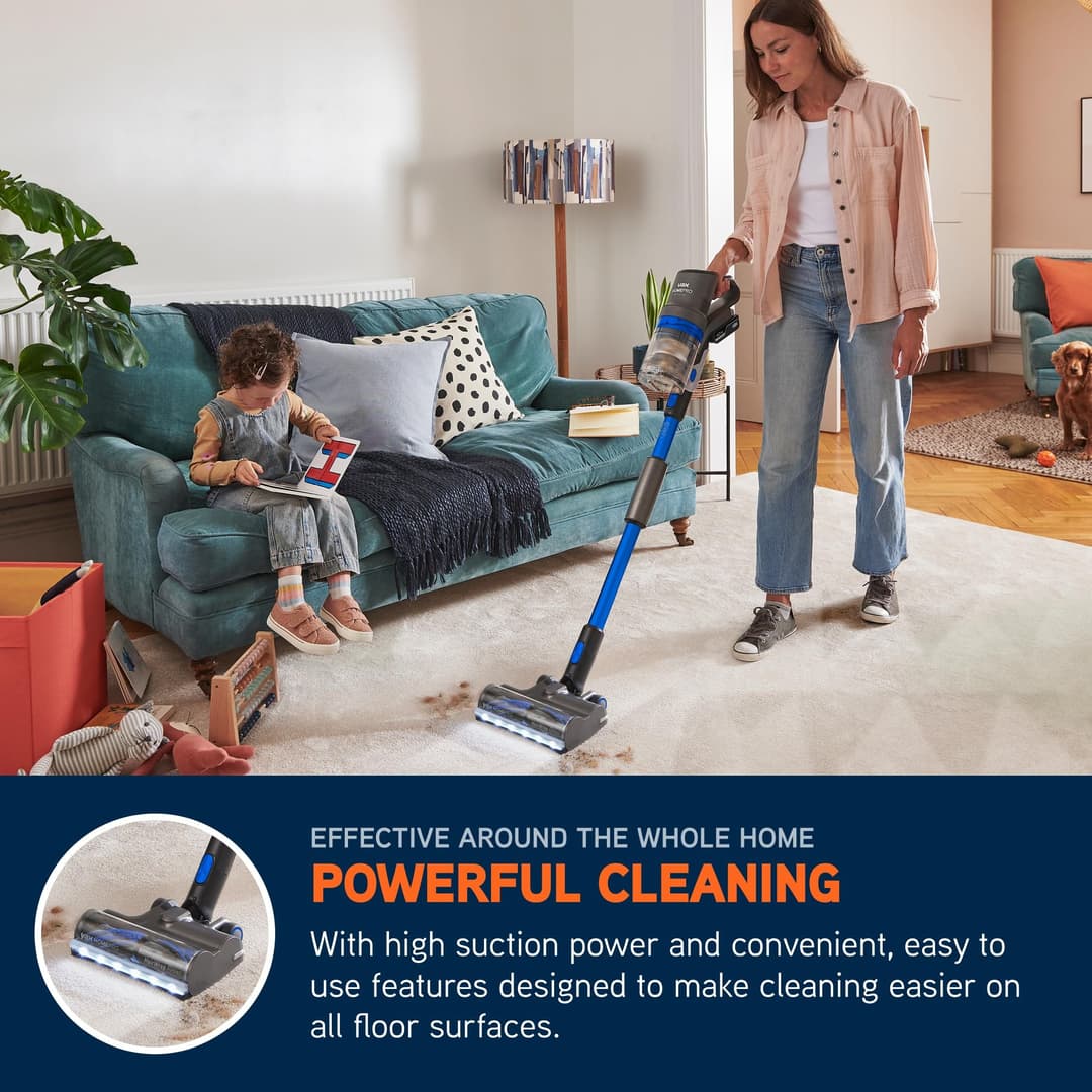 Vax HomePro Pet & Car Cordless Stick Vacuum Cleaner - Graphite & Blue - Image 3
