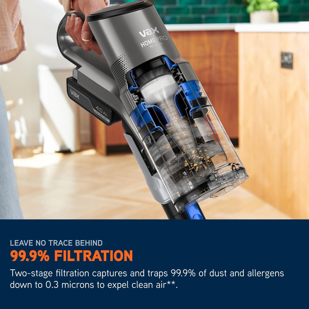 Vax HomePro Pet & Car Cordless Stick Vacuum Cleaner - Graphite & Blue - Image 8