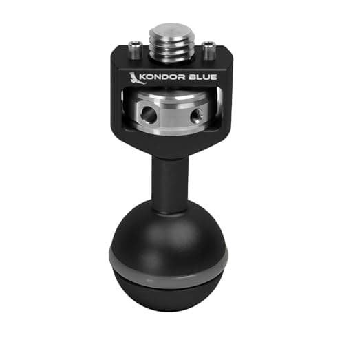 KONDOR BLUE | 3/8" Ball Head for Cine Magic Arms | Magic Arm Ecosystem, 25mm Cine Standard, Modular Arm Accessory | Black - Image 2
