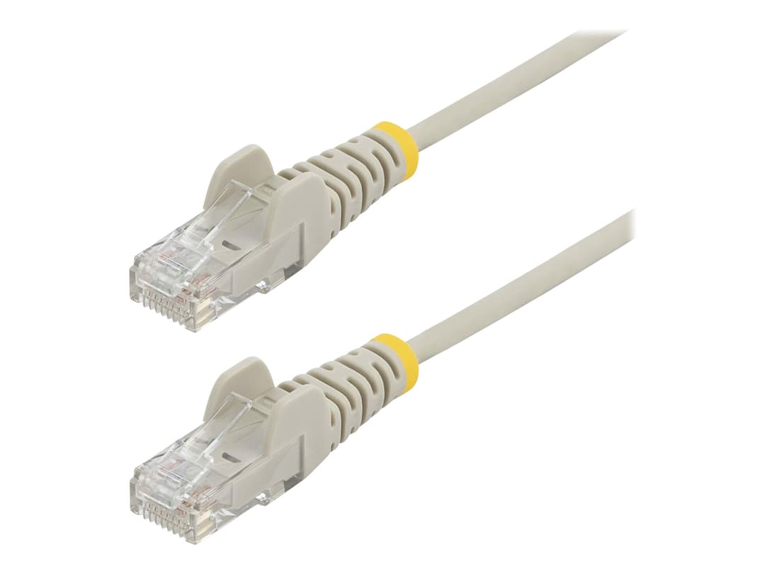 StarTech Slim LSZH CAT6 Snagless Patch Cable 3m - Grey (N6PAT300CMGRS) - Image 1