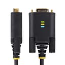 StarTech.com 3ft (1m) USB to Null Modem Serial Adapter Cable, Interchangeable DB9 Screws/Nuts, COM Retention, USB-A to RS232, FTDI, Level-4 ESD Protection, Windows/macOS/ChromeOS/Linux - Rugged TPE Construction thumbnail 2