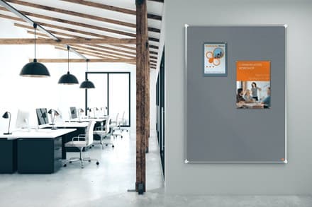 Nobo Premium Plus insert notice board Indoor Blue Aluminium - Image 2