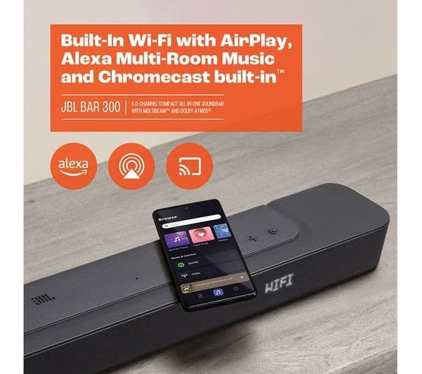JBL BAR 300 Compact Sound Bar with Dolby Atmos - Image 5