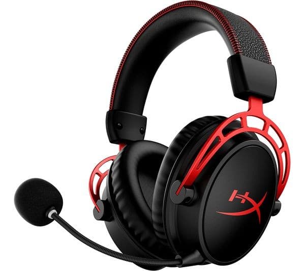 HyperX Cloud Alpha Wireless Headphones Black Red - Image 1