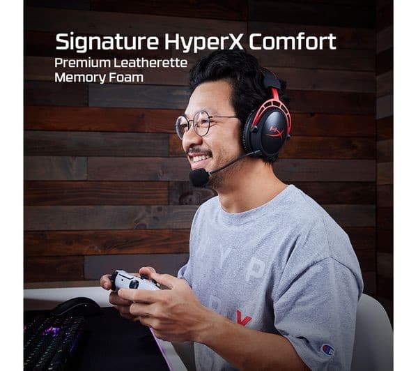HyperX Cloud Alpha Wireless Headphones Black Red - Image 7