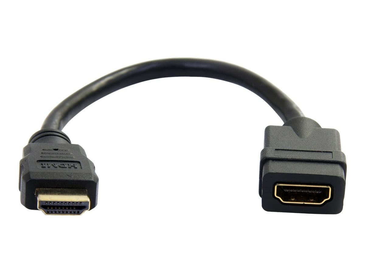 StarTech HDMI Extension Cable 15cm Black