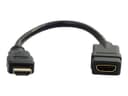 StarTech HDMI Extension Cable 15cm Black thumbnail 2