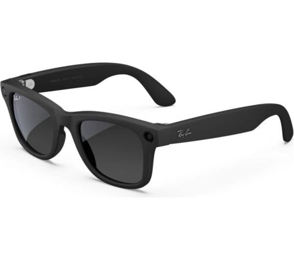 Ray-Ban Meta Wayfarer (Gen 2) Smart Glasses - Matte Black, Polarised Gradient Graphite Lenses - Standard - Image 1