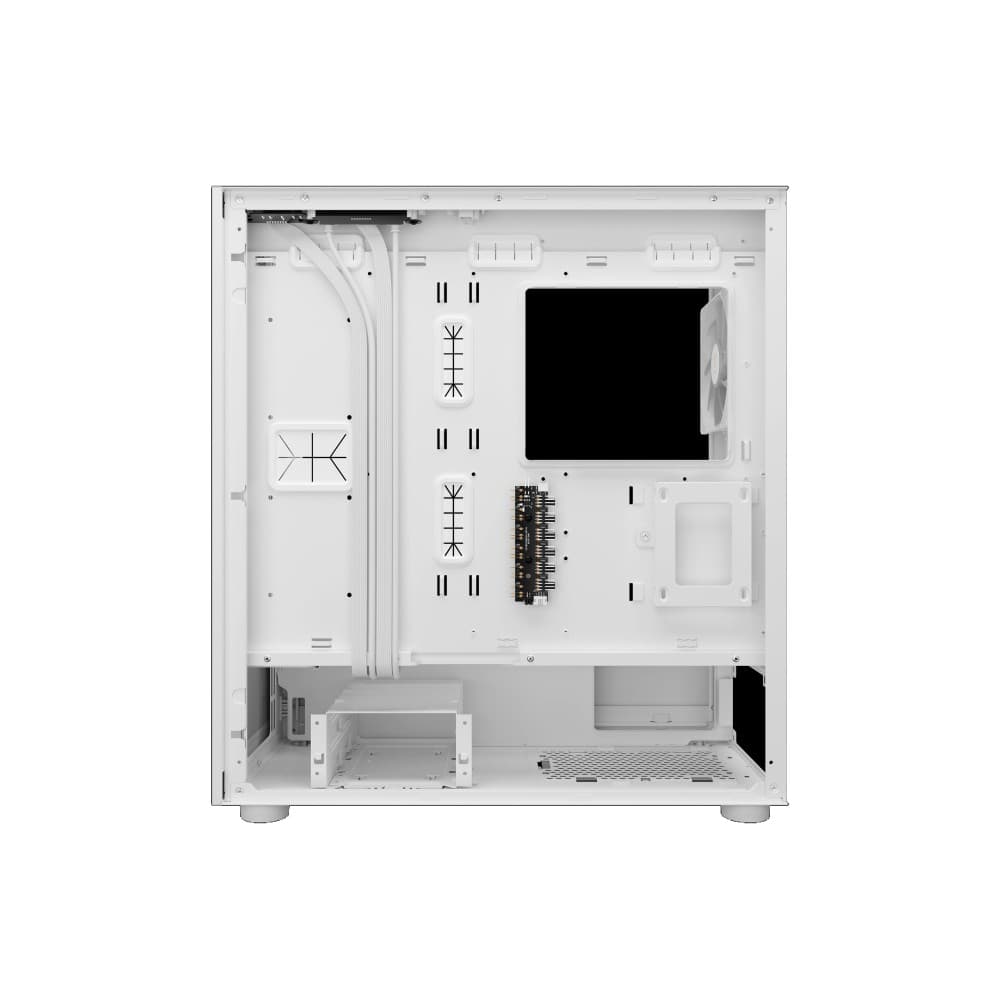 Gamdias TALOS M3 MESH Tempered Glass Mid Tower Gaming PC Case - White - Image 7