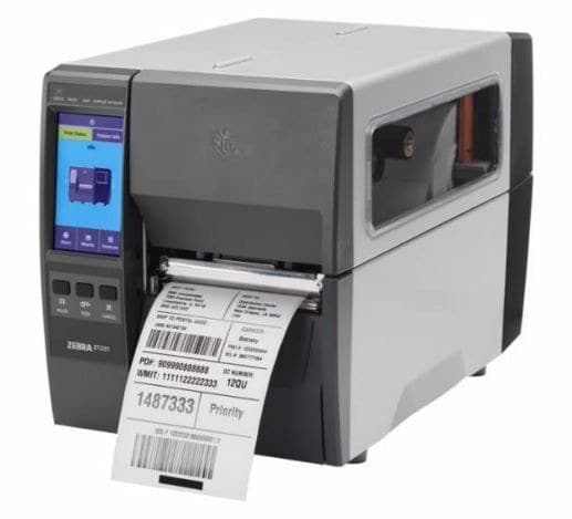 Zebra ZT231 Thermal Transfer Industrial Label Printer, 4", 203 dpi (ZT23142-T0E000FZ) - Image 1