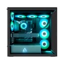 Arctic Xtender ARGB Tempered Glass E-ATX Mid Tower PC Case - Mirror - Black thumbnail 7