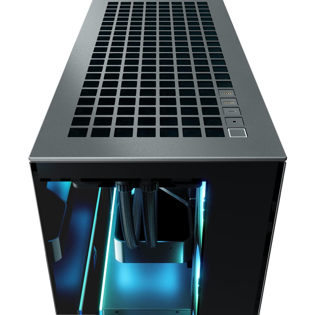 Arctic Xtender ARGB Tempered Glass E-ATX Mid Tower PC Case - Mirror - Black - Image 10