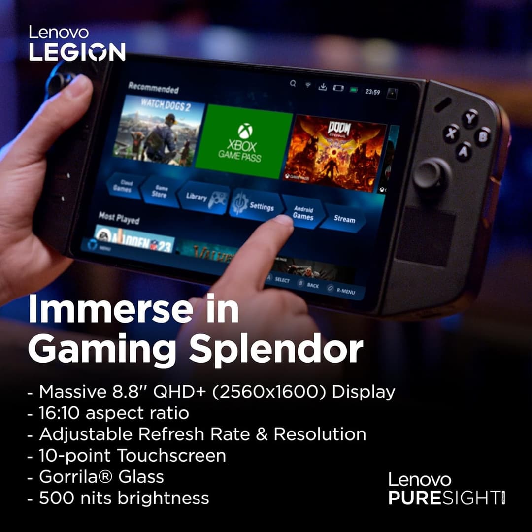 Lenovo Legion Go Handheld Console 512GB Shadow Black - Image 7