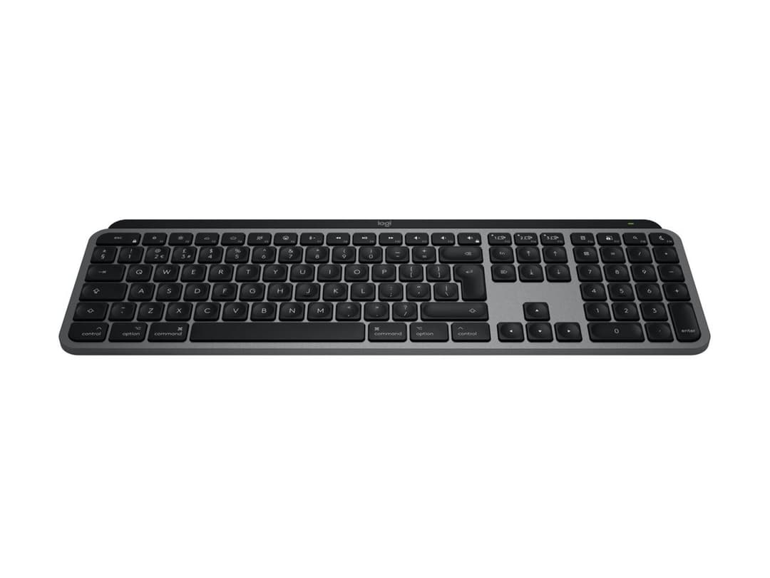 Logitech MX Keys S for Mac Wireless Illuminated Keyboard UK QWERTY - Pale Grey - Image 1