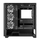 Gamdias ATLAS P2 CG Mid Tower ATX Gaming PC Case with 4 x RGB Fans - Black thumbnail 6