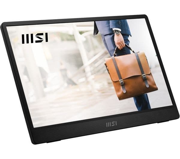 MSI PRO MP161 E2U Full HD 15.6" IPS LCD Portable Monitor - Black - Image 3